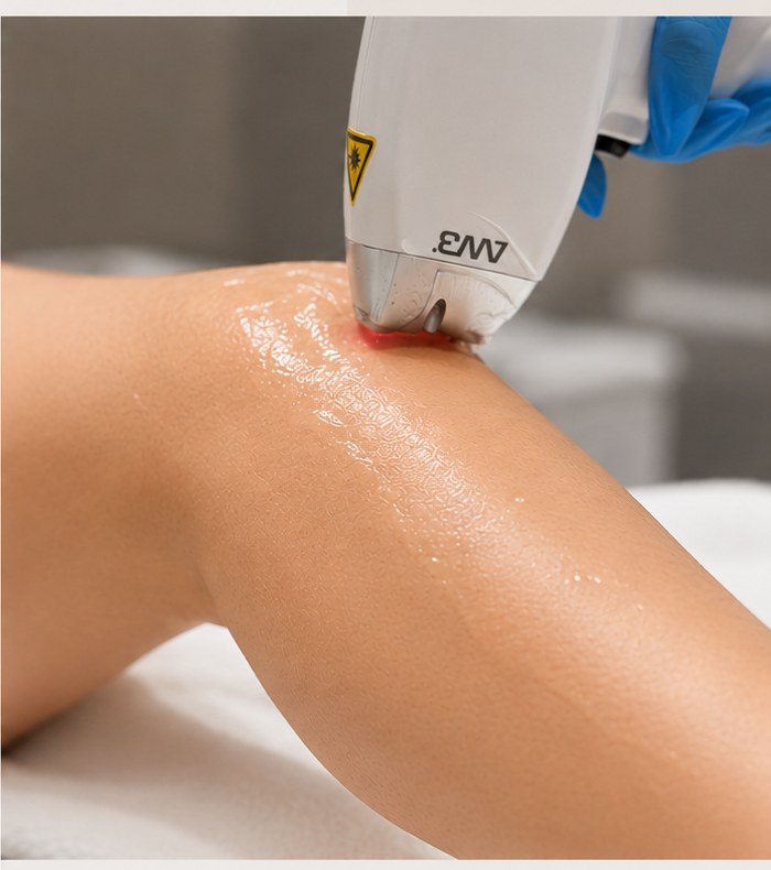 Lower leg after 6 sessions